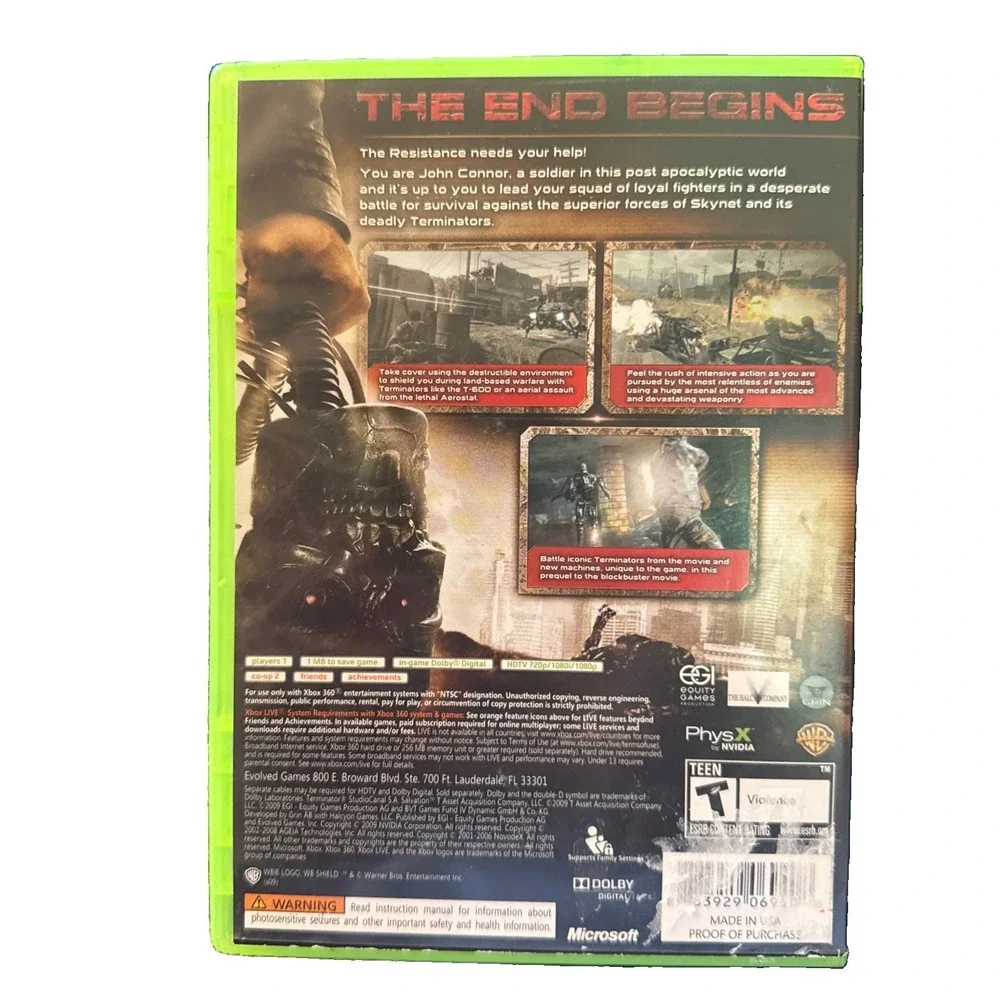 Terminator Salvation (Microsoft Xbox 360, 2009)